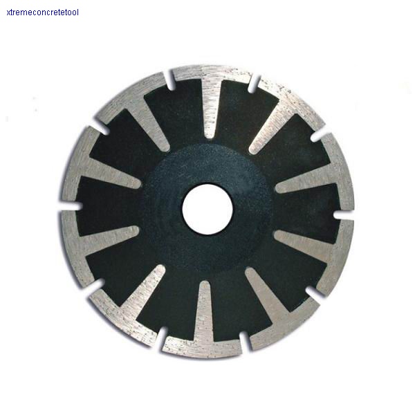 Curved cutting blade